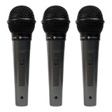 Kit 3 Microfones Vocal Profissional Kadosh