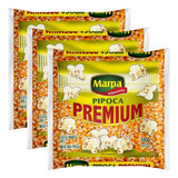 Kit 3 Milho De Pipoca Premium 500g Cada Alta Expansão Marpa