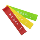 Kit 3 Mini Bands Faixas Elástica Circular Band Loop Woder