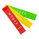 Kit 3 Mini Bands Woder Faixas Elástica Circular Band Loop