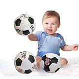 Kit 3 Mini Bola De Futebol Corinthians Oficial Infantil Bebê Kit Memento