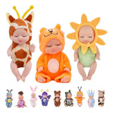 Kit 3 Mini Bonecas
