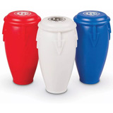 Kit 3 Mini Conga Shakers Plastico Lp Som Suave Médio Alto