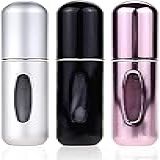 KIT 3 Mini Frasco Portátil De Atomizador De Perfume Recarregável- Frasco De Perfume Atomizador- Spray De Perfume Recarregável