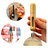Kit 3 Mini Frascos Porta Perfume Recarregável Spray Bolsa Viagem Portátil 5ml