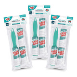 Kit 3 Mini Rolos Adesivo 6 Refis 270 Folhas Flash Limp