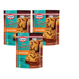 Kit 3 Mistura Bolo Cenoura Confeitos Choco Dr Oetker 300gr 
