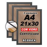 Kit 3 Moldura A4