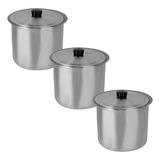 Kit 3 Molheira Grande Carrinho Dog N18 N20 E N22 Com Tampa