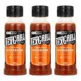 Kit 3 Molhos De Pimenta Agridoce Texgrill 285g