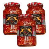 Kit 3 Molhos Vinagrete De Pimenta Dedo De Moça 560g Conserva