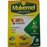 Kit 3 Mukemel Imuno 120ml Vit C Zinco Mel Agrião Mucomel