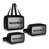 Kit 3 Nécessaire Bolsa Para Maquiagem E Itens De Higiene