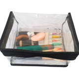 Kit 3 Nécessaire Transparente Saquinho Maquiagem Viagem
