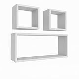 Kit 3 Nichos Decorativos MDF BRANCO 15mm Para Enfeites