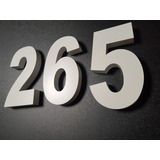 Kit 3 Numeros Aco