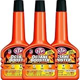 Kit 3 Octane Booster Stp Aditivo Tanque Combustível Gasolina Super Concentrado