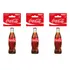 Kit 3 Odorizantes Automotivo Cartão Coca-cola Sprite Fanta Cor Branco Fragrância Coca-cola Garrafa