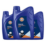 Kit 3 Óleo Cambio Transmissão Manual 80w Gl4 Gulf Mineral