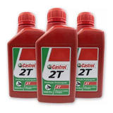 Kit 3 Óleo Castrol Para Motores 2 Tempos 500ml Motoserra