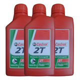 Kit 3 Óleo Castrol Para Motores 2 Tempos 500ml Motoserra