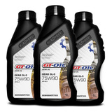 Kit 3 Óleo De Cambio Diferencial Gt Oil Sae 75w90 gl5 semi