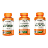 Kit 3 Óleo De Semente De Abóbora Vit E Vit D3 60 Caps