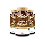 Kit 3 Óleo De Semente De Linhaça Dourada Unilife 120 Cápsulas