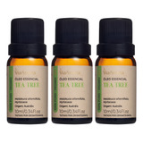 Kit 3 Óleo Essencial De Melaleuca tea Tree Via Aroma 10ml