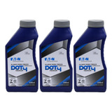 Kit 3 Oleo Fluido De Freio Dot 4 Eaton 500ml