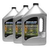 Kit 3 Óleo Mercury Quick Centro Rabeta Diesel 15w 40 4t 12l