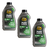 Kit 3 Óleo P Transmissão Bardahl 140 Gl5 G o 85w140 1l