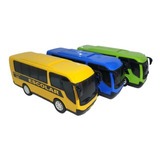 Kit 3 Ônibus Brinquedo Infantil Criança