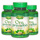 Kit 3 Ora Pro nóbis Pereskia Aculeata 60 Cápsulas Unilife Sabor Sem Sabor