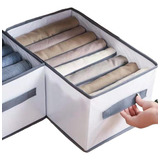 Kit 3 Organizadora De Guarda Roupa Calça Camiseta 9 Divisor