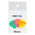Kit 3 Palhetas Ibanez Steve Vai Signature B1000svgpy Cor Verde/rosa/amarelo Tamanho 1,0 Mm
