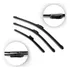 Kit 3 Palhetas Limpador Parabrisa Diant+tras Corsa 2004...