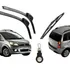 Kit 3 Palhetas Parabrisa Diant+tras Fiat Idea 2006 Ate 2010