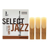 Kit 3 Palhetas Select Jazz Unfiled