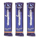 Kit 3 Palhetas Vandoren Tradicional Para Contra Clarone 4 0