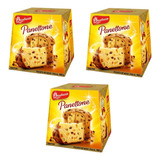 Kit 3 Panettone Bauducco