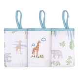 Kit 3 Paninhos De Boca Bordado Com Prendedor Chupeta 25x25cm