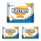 Kit 3 Papel Toalha Kitchen Ultra