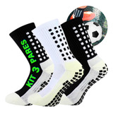 Kit 3 Par Meia Antiderrapante Futebol Proscks Esportiva
