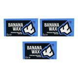 Kit 3 Parafinas Para Surf Banana Wax Cold azul De 80gr