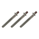Kit 3 Parafuso Afinação De Bateria 51mm X 5mm 7 32 Torelli