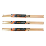 Kit 3 Pares 7a Zeus Ponta Madeira Maple 7a