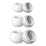 Kit 3 Pares Adaptador Borracha P M G P  AirPods Pro Com Tela