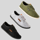 Kit 3 Pares Alpargata Havaianas Tenis Unissex Cadarço Sneake