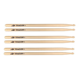 Kit 3 Pares Baqueta 5b Dr Ponta Madeira Dragon C Ibanez